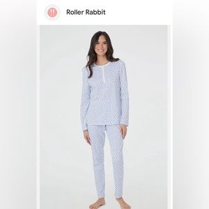 Roller Rabbit Blue Heart Pajamas